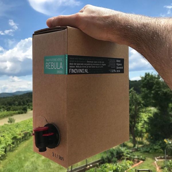 FINOVINO Sloveense wijnen - Rebula in 3L bag-in-box